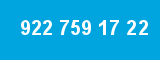 922 759 17 22